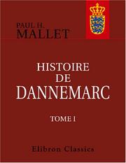 Cover of Histoire de Dannemarc .. by Paul Henri Mallet