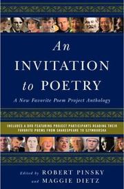 Cover of An invitation to poetry by Robert Pinsky