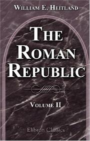 Front cover of The Roman Republic by William Emerton Heitland