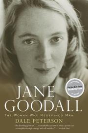 Cover of Jane Goodall by Dale Peterson