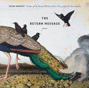 Cover of The Return Message by Tessa Rumsey