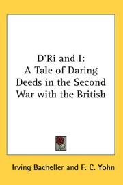 Cover of D'ri and I by Irving Bacheller