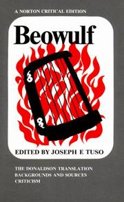 Cover of Beowulf by Anonymous