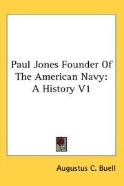 Cover of Paul Jones Founder Of The American Navy by Augustus C. Buell