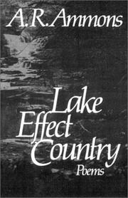 Front cover of Lake effect country by A. R. Ammons