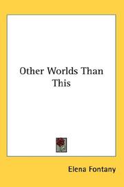 Front cover of Other Worlds Than This by Elena Fontany