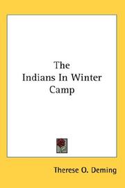 Front cover of The Indians In Winter Camp by Therese O. Deming