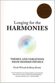 Cover of Longing for the harmonies by Frank Wilczek