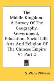 Cover of The Middle Kingdom by S. Wells Williams