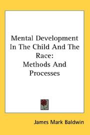 Front cover of Mental Development in the Child and the Race (1895) (Thoemmes Press - Classics in Psychology) by James Mark Baldwin
