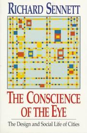 Front cover of The Conscience of the Eye by Richard Sennett
