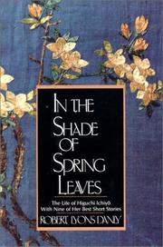 Front cover of In the shade of spring leaves by Robert Lyons Danly