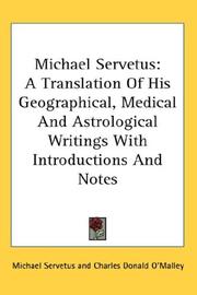 Front cover of Michael Servetus by Michael Servetus
