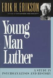 Front cover of Young man Luther by Erik H. Erikson