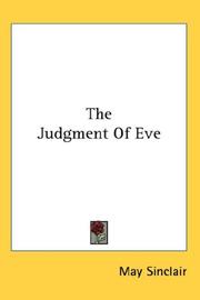 Front cover of The judgment of Eve by May Sinclair