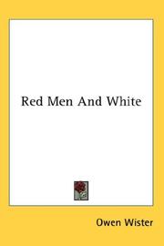 Front cover of Red men and white by Owen Wister