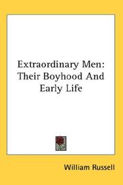 Cover of Extraordinary Men by William Russell