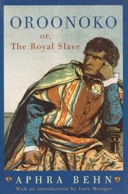Cover of Oroonoko by Aphra Behn