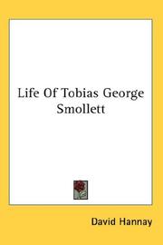 Front cover of Life of Tobias George Smollett by David Hannay