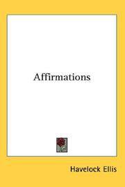 Cover of Affirmations by Havelock Ellis