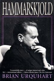 Cover of Hammarskjold by Brian Urquhart