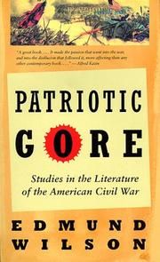 Front cover of Patriotic gore by Edmund Wilson