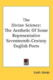 Cover of The divine science by Leah Jonas