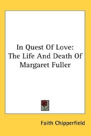 Front cover of In Quest Of Love by Faith Chipperfield