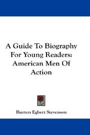 Cover of A Guide To Biography For Young Readers by Burton Egbert Stevenson