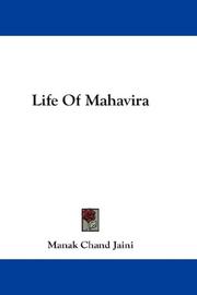 Front cover of Life Of Mahavira by Manak Chand Jaini