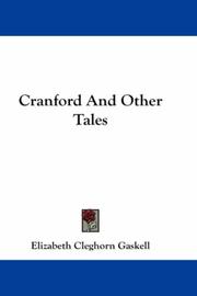 Front cover of Cranford, and other tales by Elizabeth Cleghorn Gaskell
