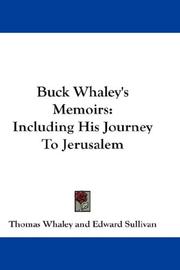 Front cover of Buck Whaley's Memoirs by Thomas Whaley