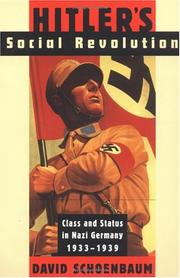 Front cover of Hitler's social revolution by David Schoenbaum