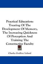 Cover of Practical education by Charles Godfrey Leland