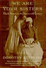 Front cover of We Are Your Sisters by Dorothy Sterling