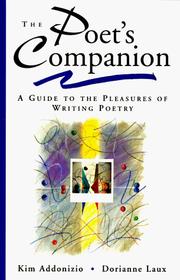 Front cover of The Poet's Companion by Kim Addonizio
