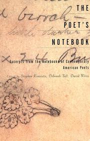 Cover of The poet's notebook by Stephen Kuusisto