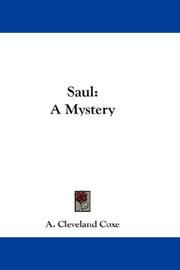 Cover of Saul by A. Cleveland Coxe