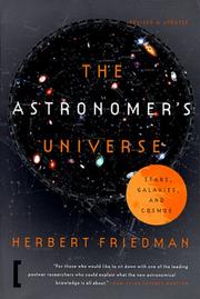 Front cover of The astronomer's universe by Friedman, Herbert