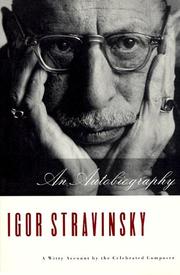 Cover of An Autobiography by Igor Stravinsky