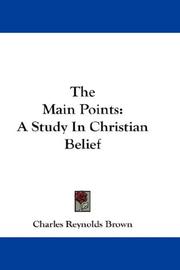 Cover of The Main Points by Charles Reynolds Brown