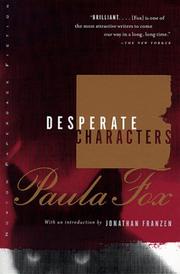Cover of Desperate Characters by Paula Fox
