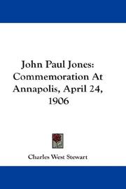 Front cover of John Paul Jones by Charles West Stewart