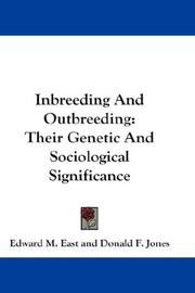 Front cover of Inbreeding And Outbreeding by Edward M. East