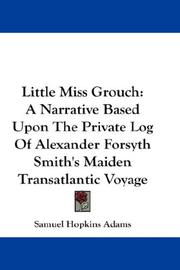 Front cover of Little Miss Grouch by Samuel Hopkins Adams