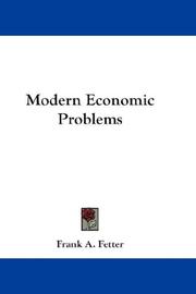 Cover of Modern Economic Problems by Frank A. Fetter