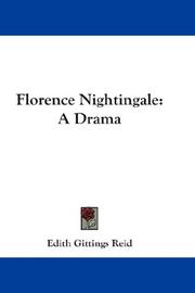 Cover of Florence Nightingale by Edith Gittings Reid