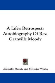 Front cover of A life's retrospect by Granville Moody