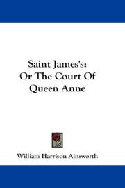 Cover of Saint James's by William Harrison Ainsworth