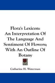 Front cover of Flora's lexicon by Catharine H. Waterman